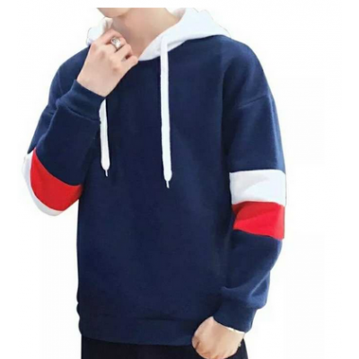 Winter Men's Navy Hoodies Men's Jumper Korean Fashion